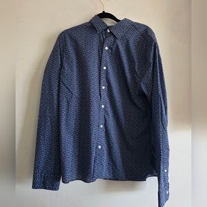 Van Heusen Navy Mini Floral Button-Down Shirt